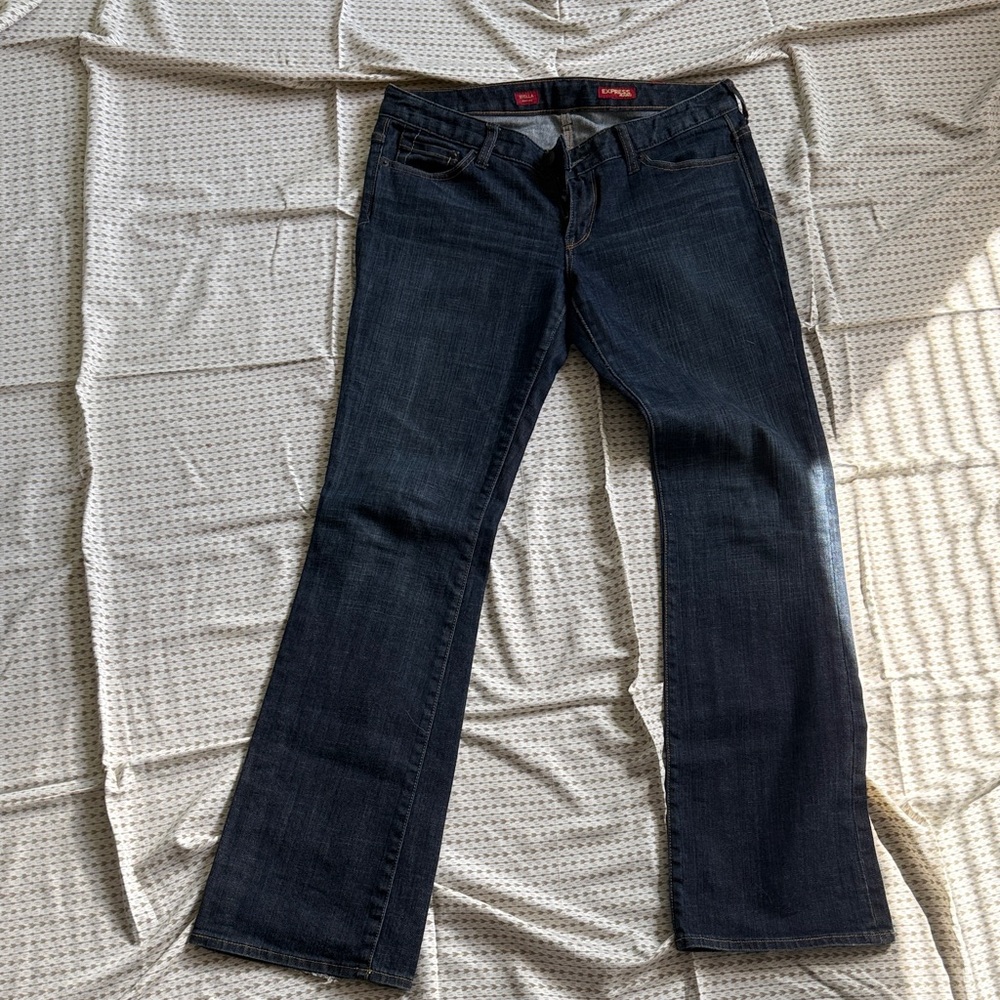 Express Women's Dark Indigo Bootcut Jeans